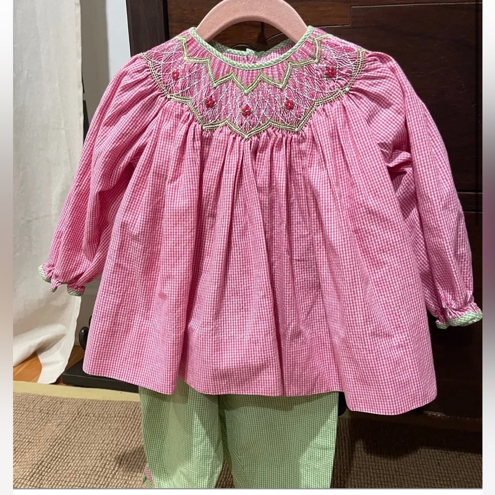 Petit Ami 24m Smocked Pantset $26